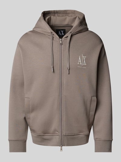ARMANI EXCHANGE Sweatjacke mit Kapuze Taupe 2