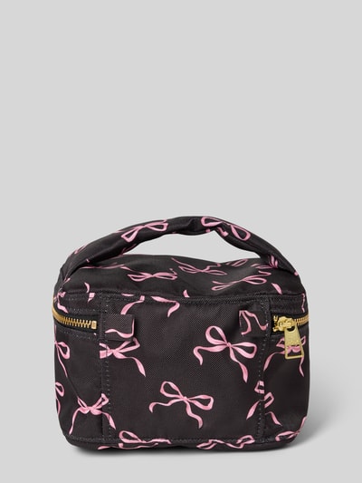 WOUF Kosmetiktasche mit Label-Detail Modell 'Juliette' Black 2