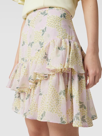 Robe Ted Baker London Tayiny à Volants Rayés - Taille 1, Couleur Khaki - Neuve Avec étiquettes, Style Fit & Flare