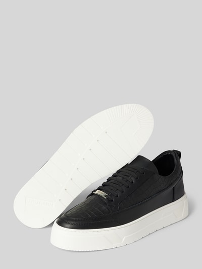 Antony Morato Sneaker aus Leder mit Label-Detail Modell 'FLINT' Black 4