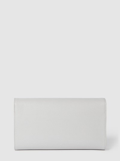 VALENTINO BAGS Clutch mit Strukturmuster in metallic Modell 'DIVINA' Weiss 3