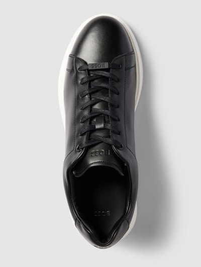BOSS Sneakersy z detalami z logo model ‘Bulton’ Czarny 3