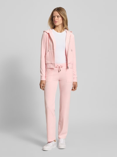 Juicy Couture Bluza rozpinana z wyhaftowanym logo model ‘ROBERTSON’ Różowy 1