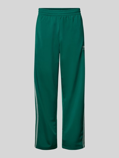 adidas Originals Regular fit sweatpants met labelstitching, model 'FIREBIRD' Donkergroen - 2