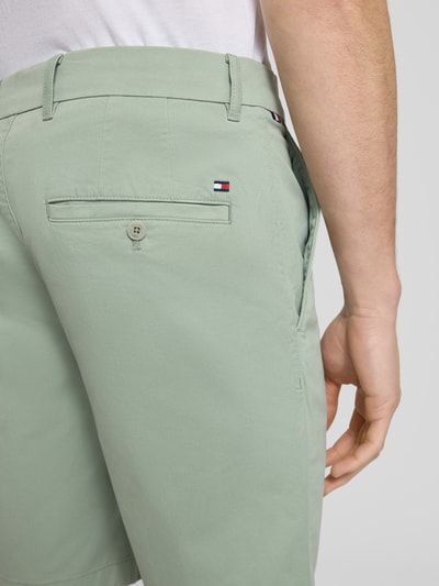 Tommy Hilfiger regular fit bermuda’s van katoenmix Mintgroen - 3