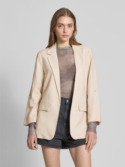 Only Żakiet o luźnym kroju z opcją podwinięcia model ‘LARIS’ Écru 4