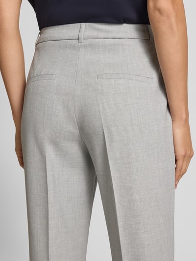 s.Oliver BLACK LABEL Regular fit pantalon met viscose Middengrijs - 3