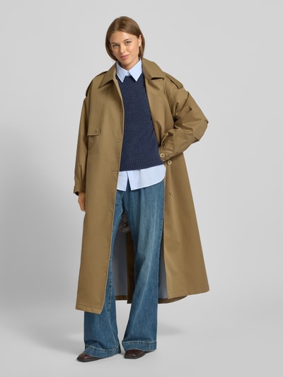 G-LAB Trenchcoat mit Knopfleiste Modell 'STELLA' Camel 1
