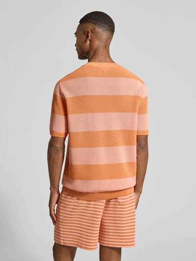 Lacoste Regular Fit T-Shirt aus reiner Baumwolle Lachs 5