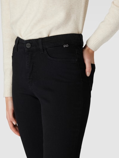 Marc Cain Slim fit jeans met labeldetail Zwart - 3