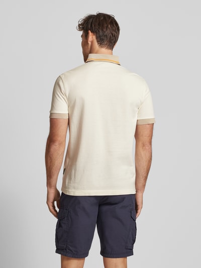 Napapijri Slim fit poloshirt met labelprint Wit - 5