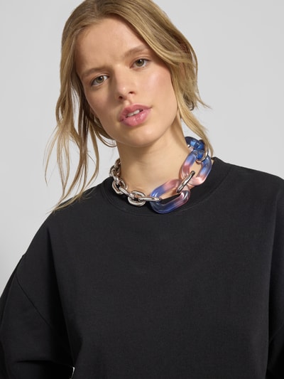 Rabanne Halskette mit Label-Detail Silber 1