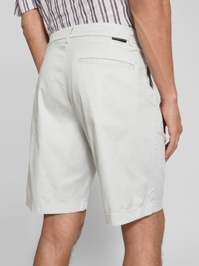 Tom Tailor Denim Regular fit korte chino van puur katoen Lichtgrijs - 3