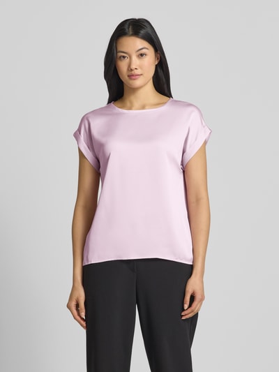 Vila Regular Fit Blusenshirt mit Kappärmeln Modell 'ELLETTE' Rosa 4