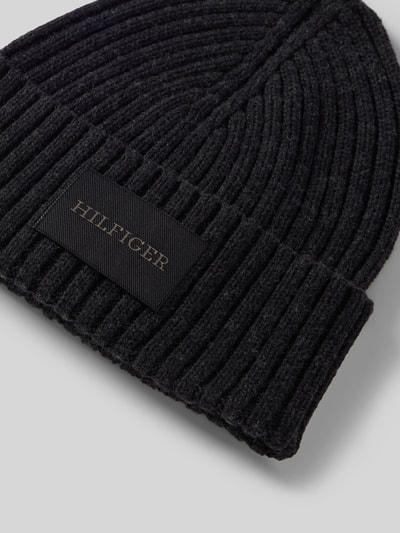 Tommy Hilfiger Mütze mit Label-Patch Modell 'MONOTYPE' Black 2