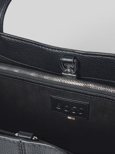 BOSS Shopper in Lederoptik Modell 'ANETT NEW L TOTE' Black 4