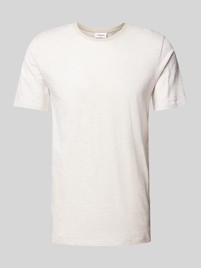 Lindbergh T-shirt met structuurmotief Offwhite - 2