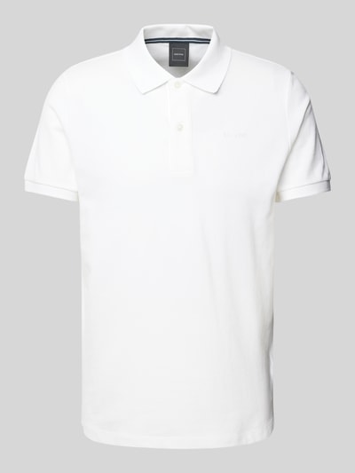 Geox Regular Fit Poloshirt mit Polokragen Weiss 1