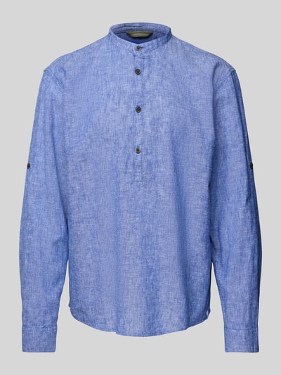 Tom Tailor Denim Relaxed Fit Leinenhemd im Tunika-Style Hellblau 2