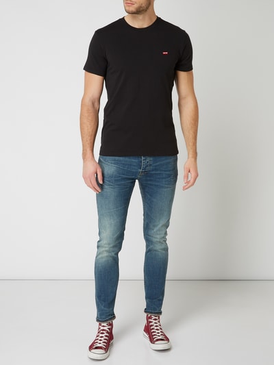 Levi's® T-shirt z naszywką z logo Czarny 1