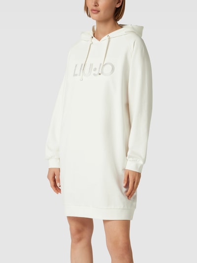 LIU JO SPORT Sweatjurk met labelapplicatie Offwhite - 4