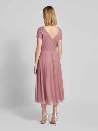 Vera Mont Knielanges Cocktailkleid in Wickel-Optik Rose 5