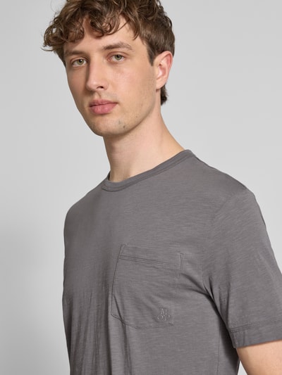 Marc O'Polo Regular Fit T-Shirt aus reiner Baumwolle Graphit 3