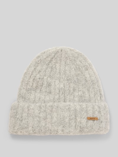 Barts Muts met alpaca, model 'Lillyana' Lichtgrijs - 1