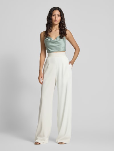 Luxuar Stoffhose mit elastischem Bund Offwhite 1