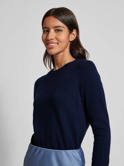 Christian Berg Woman Gebreide pullover met structuurmotief Donkerblauw - 3