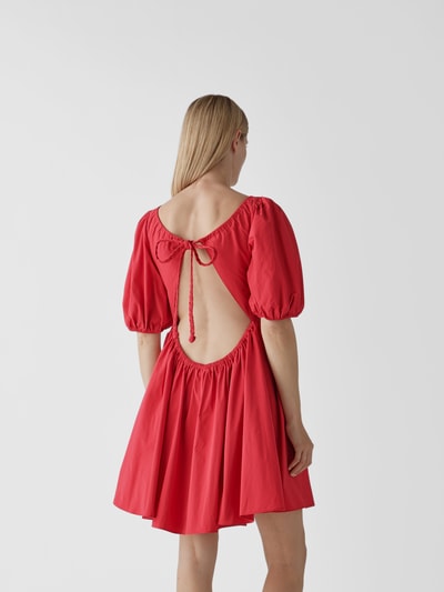 RED Valentino Minikleid mit Ballonärmeln Hellrot 5