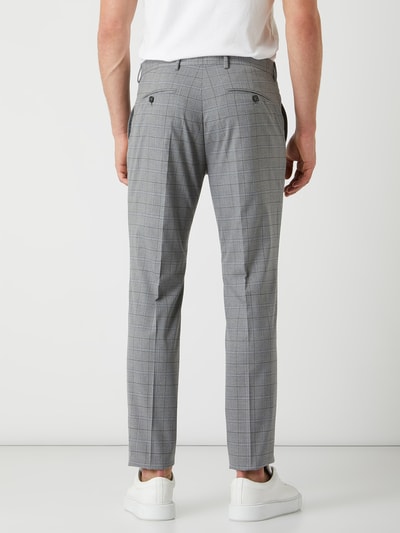 SELECTED HOMME Slim fit pantalon met stretch, model 'Logan'  Lichtgrijs - 5