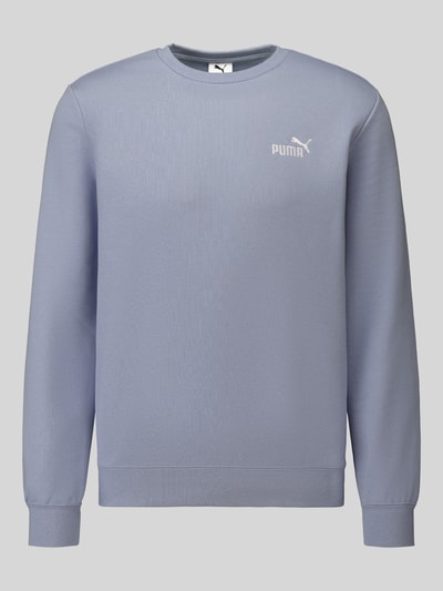 Produktfoto, lichtblauw regular fit sweatshirt van katoenmix, model 'NO1' van PUMA, Heren sweatshirt van PUMA Performance