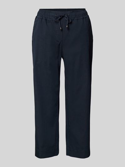 TONI Stoffen broek met verkorte pasvorm en elastische band Marineblauw - 2