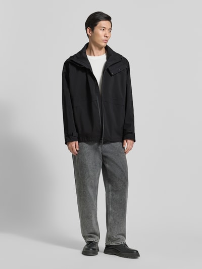 GOFRANCK Jacke mit Kapuze und Ärmelriegeln Modell 'RADAR' Black 1