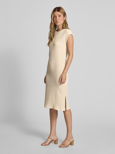 Tom Tailor Midi-jurk in kreuklook Beige - 1