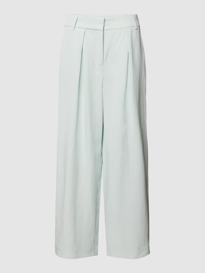 Esprit Collection Spodnie materiałowe z zakładką Miętowy 1