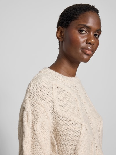 Juvia Relaxed Fit Pullover aus Merinowolle Ecru 3