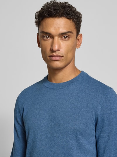 MCNEAL Strickpullover mit Kaschmir-Anteil Rauchblau Melange 3