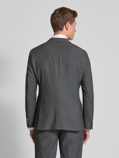 BOSS Slim fit 2-knoops colbert met klepzakken, model 'Jasper' Antraciet - 5