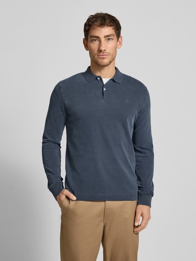 Marc O'Polo Regular Fit Poloshirt aus reiner Baumwolle Marine 4