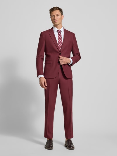 Jake*s Slim fit zakelijk overhemd van katoen met kentkraag Wit - 1