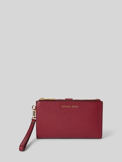 MICHAEL Michael Kors Portemonnee met draaglus, model 'JET SET' Bordeaux - 1