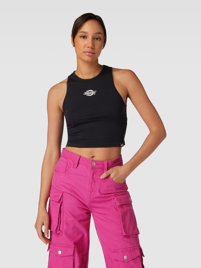 Dickies Top z nadrukiem z logo model ‘POWERS’ Czarny 4