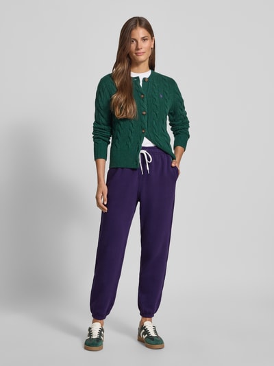 Polo Ralph Lauren Spodnie dresowe z elastycznym ściągaczem Jasnośliwkowy 1