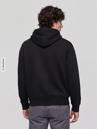 Polo Ralph Lauren bluza z kapturem o kroju regular fit z mieszanki bawełny Czarny 5