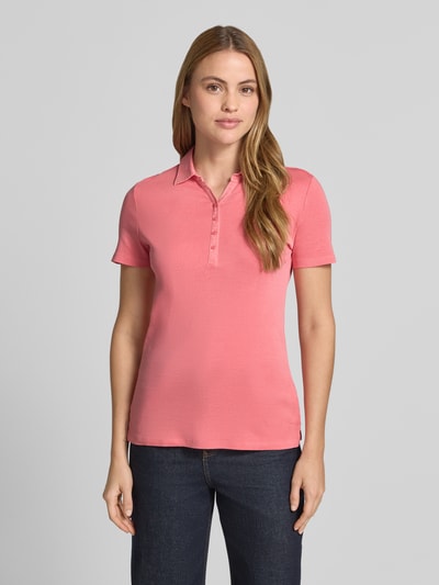 Tom Tailor Regular Fit Poloshirt aus reiner Baumwolle Pink 4