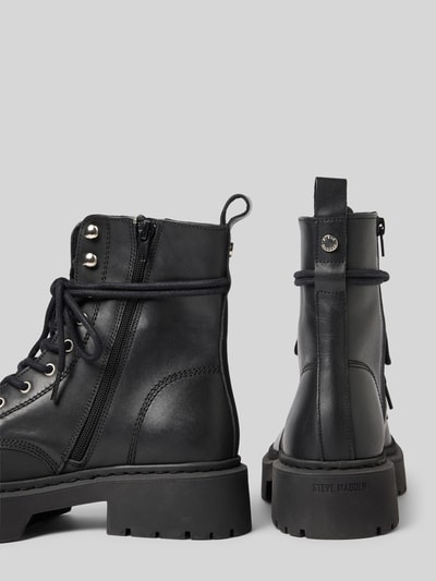 Steve Madden Veterlaarzen met logo-applicatie, model 'Gusto' Zwart - 2