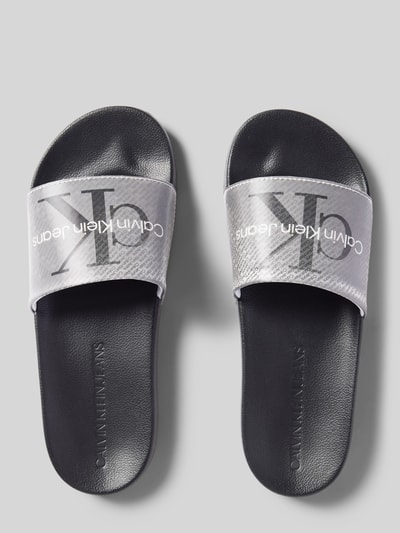 Calvin Klein Jeans Sandalette mit Logo-Muster Black 4