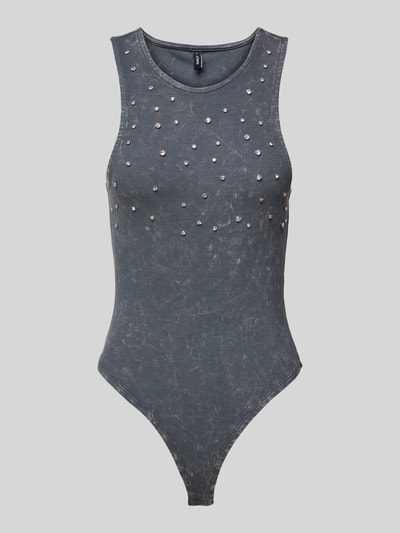 ONLY Body mit Ziersteinbesatz Modell 'VALERIE' Black 2